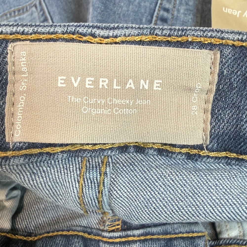 Everlane NWT The Curvy Cheeky Jean Straight Leg Crop Size 28 - Picture 6 of 9